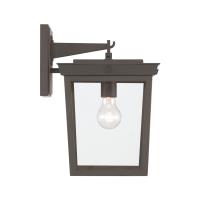 One Light Outdoor Wall Sconce by Crystorama - Belmont Collection, Twilight Bronze Finish - BEL-A8062-TZ