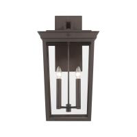 Four Light Outdoor Wall Sconce by Crystorama - Belmont Collection, Twilight Bronze Finish - BEL-A8064-TZ