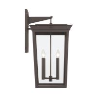 Four Light Outdoor Wall Sconce by Crystorama - Belmont Collection, Twilight Bronze Finish - BEL-A8064-TZ