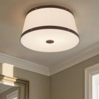 Three Light Flush Mount by Crystorama - Callahan Collection, Luxe Gold Finish - CAL-2400-LG