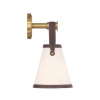 One Light Wall Sconce by Crystorama - Callahan Collection, Luxe Gold Finish - CAL-2401-LG
