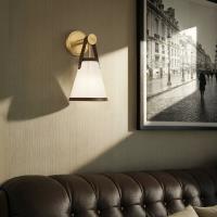 One Light Wall Sconce by Crystorama - Callahan Collection, Luxe Gold Finish - CAL-2401-LG