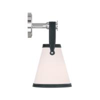 One Light Wall Sconce by Crystorama - Callahan Collection, Polished Nickel Finish - CAL-2401-PN