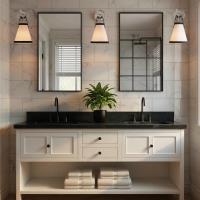 One Light Wall Sconce by Crystorama - Callahan Collection, Polished Nickel Finish - CAL-2401-PN