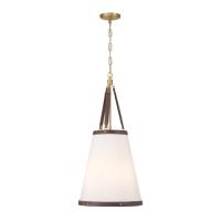 Three Light Pendant by Crystorama - Callahan Collection, Luxe Gold Finish - CAL-2404-LG