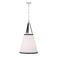 Four Light Pendant by Crystorama - Callahan Collection, Polished Nickel Finish - CAL-2405-PN