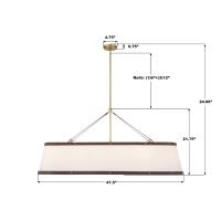 Six Light Chandelier by Crystorama - Callahan Collection, Luxe Gold Finish - CAL-2407-LG