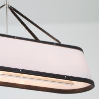Six Light Chandelier by Crystorama - Callahan Collection, Polished Nickel Finish - CAL-2407-PN