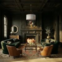 Eight Light Pendant by Crystorama - Callahan Collection, Luxe Gold Finish - CAL-2408-LG