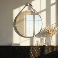 Mirror by Crystorama - Callahan Collection, Polished Nickel Finish - CAL-M218-PN