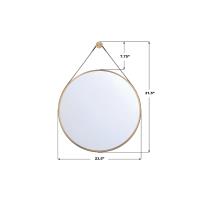 Mirror by Crystorama - Callahan Collection, Luxe Gold Finish - CAL-M224-LG