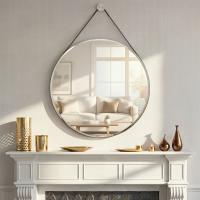 Mirror by Crystorama - Callahan Collection, Polished Nickel Finish - CAL-M224-PN