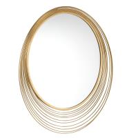 Mirror by Crystorama - Cecile Collection, Antique Gold Finish - CEC-M770-GA