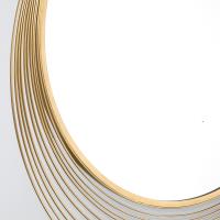 Mirror by Crystorama - Cecile Collection, Antique Gold Finish - CEC-M770-GA
