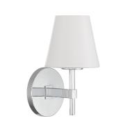 One Light Wall Sconce by Crystorama - Colton Collection, Polished Chrome Finish - COL-201-CH