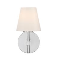 One Light Wall Sconce by Crystorama - Colton Collection, Polished Chrome Finish - COL-201-CH