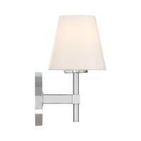 One Light Wall Sconce by Crystorama - Colton Collection, Polished Chrome Finish - COL-201-CH