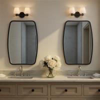 Two Light Wall Sconce by Crystorama - Colton Collection, Black Finish - COL-202-BK