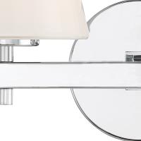 Two Light Wall Sconce by Crystorama - Colton Collection, Polished Chrome Finish - COL-202-CH