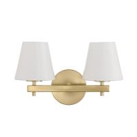 Two Light Wall Sconce by Crystorama - Colton Collection, Vibrant Gold Finish - COL-202-VG