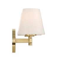 Two Light Wall Sconce by Crystorama - Colton Collection, Vibrant Gold Finish - COL-202-VG