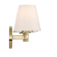 Three Light Bath by Crystorama - Colton Collection, Vibrant Gold Finish - COL-203-VG
