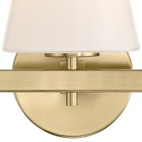 Three Light Bath by Crystorama - Colton Collection, Vibrant Gold Finish - COL-203-VG