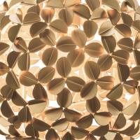 One Light Chandelier by Crystorama - Cora Collection, Soft Gold Finish - COR-7105-SG