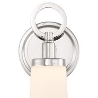LED Wall Sconce by Crystorama - Calvin Collection, Polished Nickel Finish - CVN-731-PN