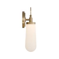 LED Wall Sconce by Crystorama - Calvin Collection, Vibrant Gold Finish - CVN-731-VG