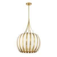 Five Light Chandelier by Crystorama - Daria Collection, Luxe Gold Finish - DRA-8003-LG
