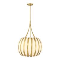 Five Light Chandelier by Crystorama - Daria Collection, Luxe Gold Finish - DRA-8003-LG