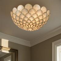 Three Light Semi Flush Mount by Crystorama - Darby Collection, Soft Gold Finish - DRB-7000-SG