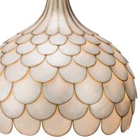 Three Light Pendant by Crystorama - Darby Collection, Soft Gold Finish - DRB-7003-SG