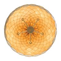 Five Light Pendant by Crystorama - Darby Collection, Soft Gold Finish - DRB-7005-SG