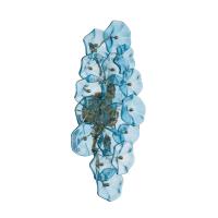 Four Light Wall Sconce by Crystorama - Esme Collection, Aged Brass Finish - ESM-4001-AG-BL