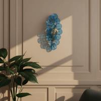 Four Light Wall Sconce by Crystorama - Esme Collection, Aged Brass Finish - ESM-4001-AG-BL