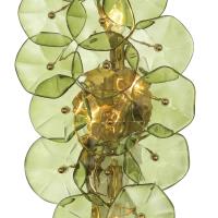 Four Light Wall Sconce by Crystorama - Esme Collection, Aged Brass Finish - ESM-4001-AG-GR