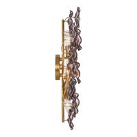Four Light Wall Sconce by Crystorama - Esme Collection, Aged Brass Finish - ESM-4001-AG-SM
