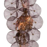 Four Light Wall Sconce by Crystorama - Esme Collection, Aged Brass Finish - ESM-4001-AG-SM