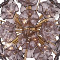 Six Light Chandelier by Crystorama - Esme Collection, Aged Brass Finish - ESM-4005-AG-SM