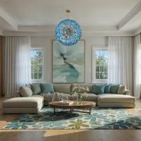 12 Light Chandelier by Crystorama - Esme Collection, Aged Brass Finish - ESM-4009-AG-BL