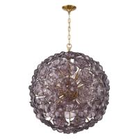 12 Light Chandelier by Crystorama - Esme Collection, Aged Brass Finish - ESM-4009-AG-SM