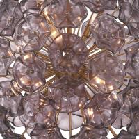 12 Light Chandelier by Crystorama - Esme Collection, Aged Brass Finish - ESM-4009-AG-SM