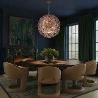 12 Light Chandelier by Crystorama - Esme Collection, Aged Brass Finish - ESM-4009-AG-SM