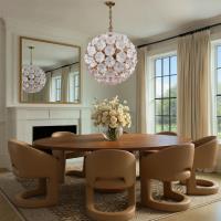 12 Light Chandelier by Crystorama - Esme Collection, Aged Brass Finish - ESM-4009-AG-WH