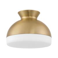 Two Light Flush Mount by Crystorama - Gidget Collection, Vibrant Gold Finish - GID-4003-VG