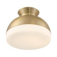 Two Light Flush Mount by Crystorama - Gidget Collection, Vibrant Gold Finish - GID-4003-VG