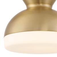 Two Light Flush Mount by Crystorama - Gidget Collection, Vibrant Gold Finish - GID-4003-VG