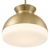 Two Light Pendant by Crystorama - Gidget Collection, Vibrant Gold Finish - GID-4015-VG